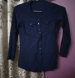Navy Blue Shirt