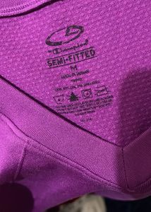 champion Purple V-Neck T-Shirt