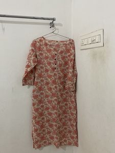 Floral Print Kurta