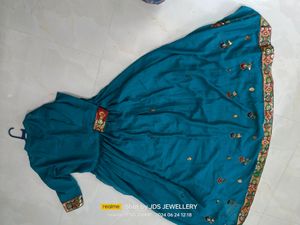 Long Gown from Saree - FIX PRICE
