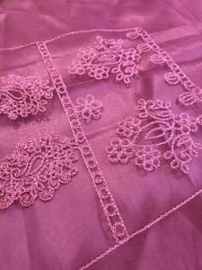 Net Blouse Piece With Satin Lining