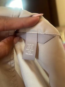 Satin Button-Down Shirt