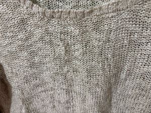 Lace Trim Knit Sweater