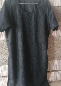 Gorgeous Black Chikankari Georgette Kurti