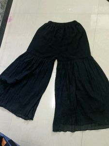 black sharara set