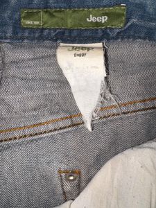 JEEP Embroidered Denim Jeans