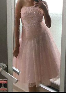 Pinteresty Pink Sequin Party Dress