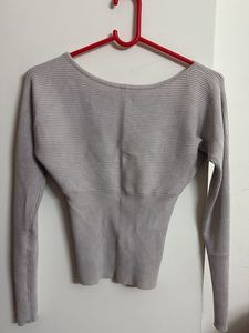 Ribbed Long Sleeve Top