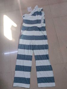 Striped Jumpsuit - Stylish & Comfy