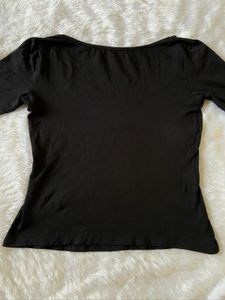 Black Full Sleeves Top