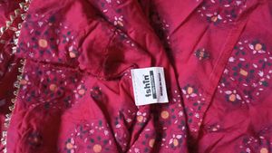 Ishin Women Pure Cotton Anarkali Kurta Plazzo Set