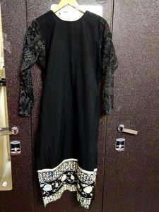 Beautiful long black Kurti🖤