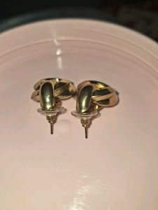 Gold Color Earrings Brand New