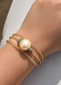 Pearl &amp; Crystal Beaded Bracelet
