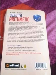 Arihant Fast Track Maths Objective