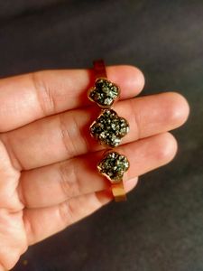 Metal Copper Pyrite Money Attract Crystal Bracelet
