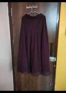 Purple Peplum Palazzo Set