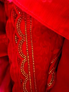Embroidery Saree  Without Blouse