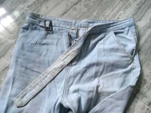 Light Wash Wide Leg Jeans