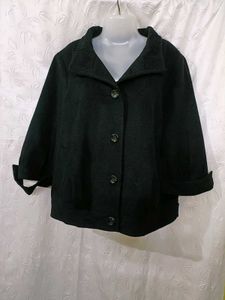 Crocodile 🐊Original Cropped Pae Coat 🖤