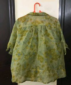Floral Button-Down Top