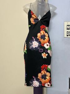 Pintrest Floral Print Bodycon Dress