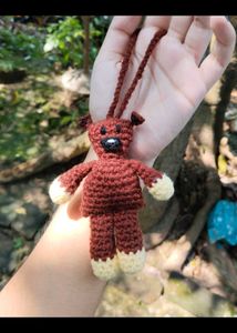 Crochet Mr.Bean Teddy 🧸 Charm✨