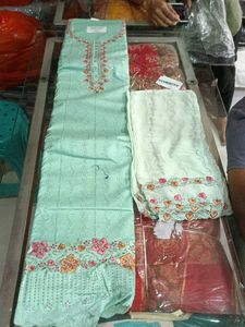 Mint Green Embroidered Salwar Kameez Suit