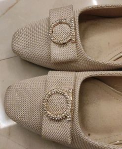 Kins Brand Offwhite Block Heels