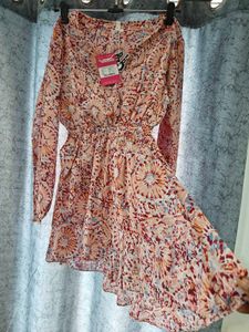Floral Print Mini Dress