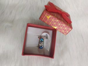 925 Sterling Silver Owl Ring-  Wth Hallmark Size 7