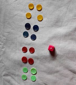 Ludo Goti 🎲 Dice And Token Set Collectable Kids