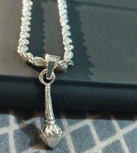 silver mini pendant 💕