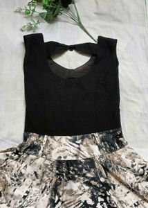 Animal Print Fit and Flare Dress