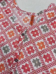 Floral Print Kurta