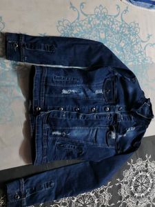 Distressed Denim Jacket