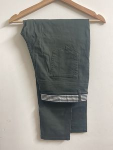 Military Green Ankle Fit Jeans From Max In XL