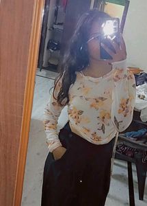White Mesh Top