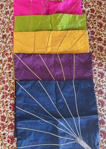 Silk Cushion Covers - Set of 5