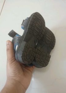 👶 Kids Black &amp; Blue Sandals (0–2 years)