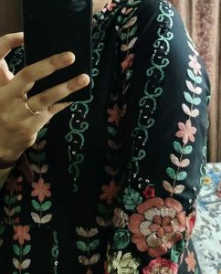 Sequin Embellished Full Length Gown