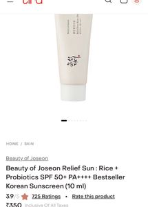 Beauty of Joseon Sunscreen mini