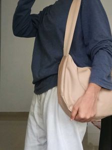 Beige Shoulder Bag