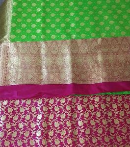 Patali Pallu Pure Banarasi Silk Saree