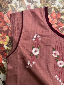 Peach Kurti