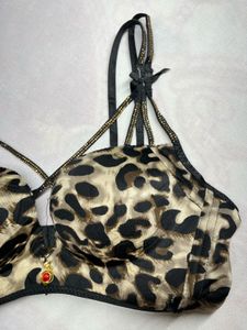 Leopard Print Bra