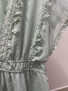Dress In Sea Green Colour