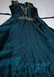 Elegant Emerald Green Party Dress