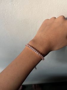 Elegant  gemstone Bracelet and butterfly ring comb