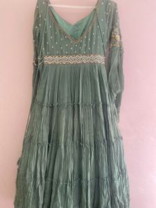Sea Green Princess A Line Dress